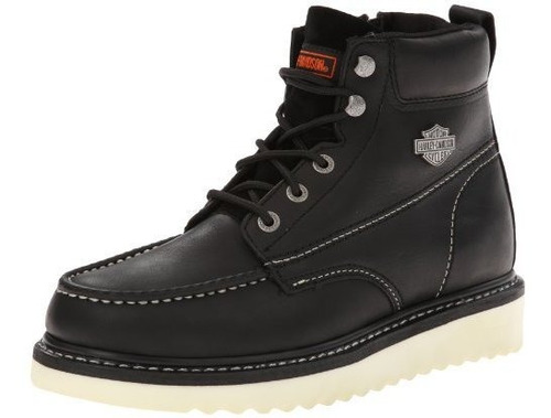 Bota De Moto Harley-davidson Beau Wedge Para Hombre, Negra, 