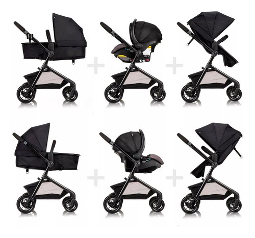 Cochecito Bebe Pivot Travel System Moises + Huevito + Base