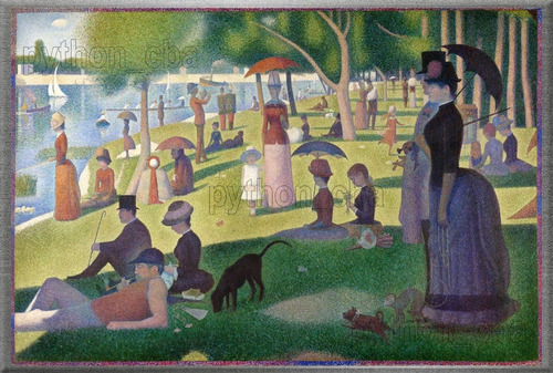 Cuadro Tarde De Domingo En La Isla De La Grande Jatte Seurat