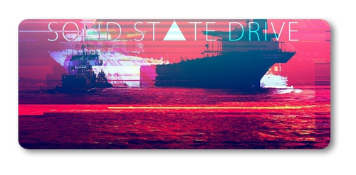 Mousepad Xxl 80x30cm Cod.331 Arte Glitch Solid State Drive