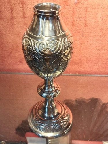 Mate De Plata Caliz Criollo Colonial Repujado