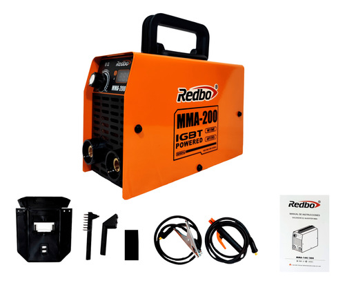 Soldadora Inverter Arco Manual Mma 200 Amp Redbo