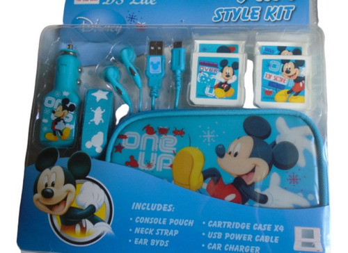 Ds Lite Mickey Mouse Kit 9 En 1 Niños Organiza