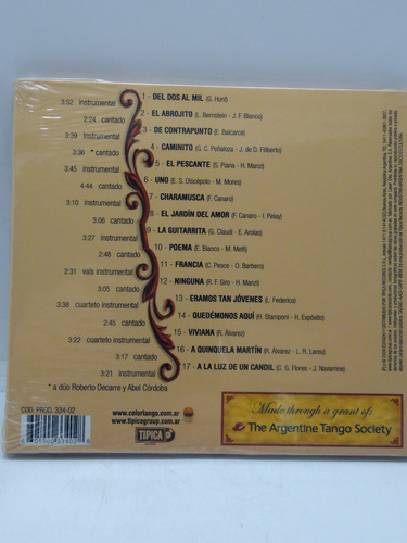 Color Tango 20 Años Cd Nuevo