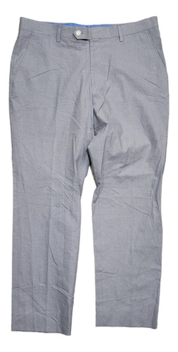 Pantalon De Vestir Tommy Hilfiger 34x30 Gris Recto