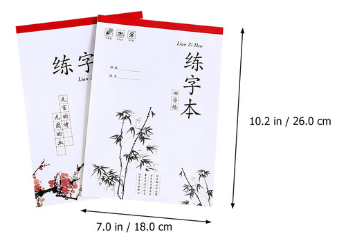 Cuaderno De Práctica De Escritura China, 4 Unidades