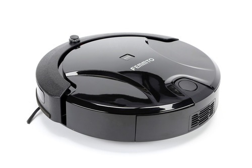 Aspiradora Robot Inteligente Femmto Trapeadora Limpia Pisos Negro Rvc000001