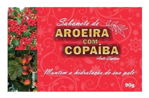 Sabonete Bionature 90g Aroeira Com Copaiba