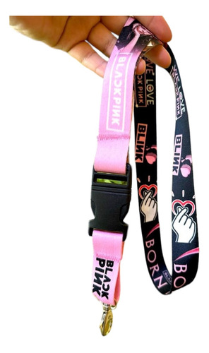 Blackpink Lanyard Portagafete Kpop K-pop Jennie Lisa Rose