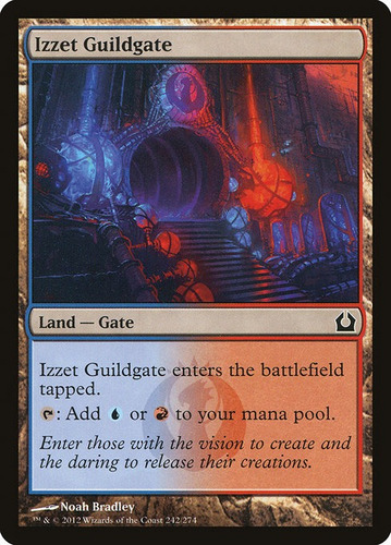 Carta Magic Izzet Guildgate Return To Ravnica Mtg