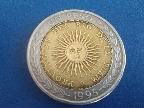 Argentina 1995 Un Peso Monedas Argentinas Con Error G