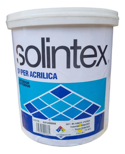 Solintex Super Acrilica Blanco Puro Galon