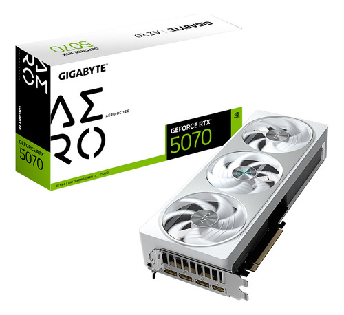 Tarjeta De Video Gigabyte Rtx 5070 Aero Oc 12gb Gddr7