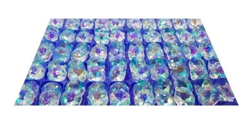 Octagonos De Cristal Color Tornasol (100pzas)