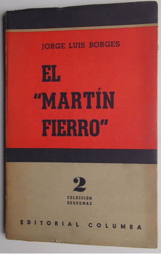El Martín Fierro Jorge Luis Borges 