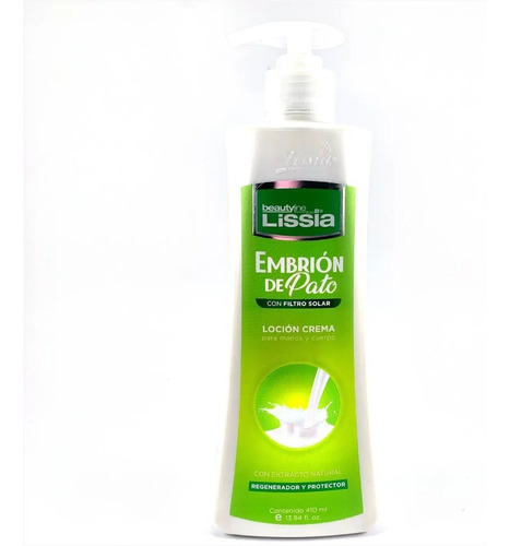 Crema Embrion De Pato Lissia - mL a $36