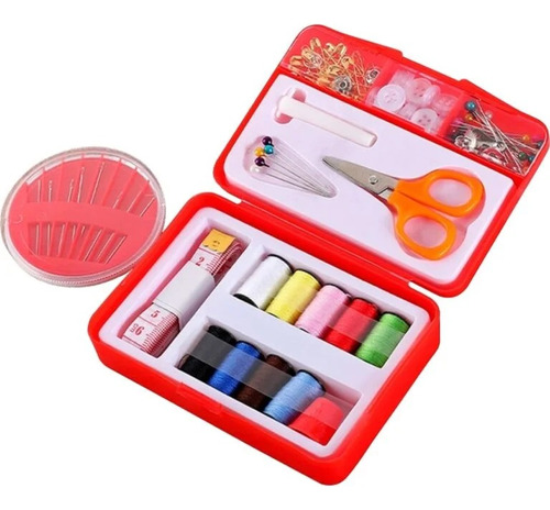 Mini Kit De Costura Manual Portátil Viajero Hilo Agujas