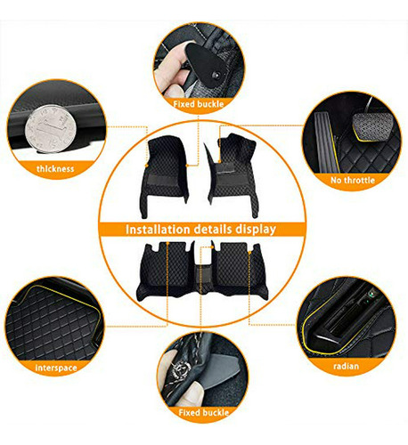 Tapetes De Lujo Para Bmw X3 , Cuero Y Alfombra, Fácil Limpie