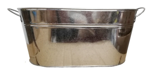 Imagen 2 de 7 de Frapera Hielera Balde Champagne Zinc Oval Devotofertas