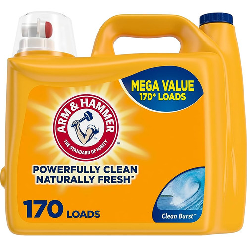 Arm & Hammer Liquid Laundry 170oz Clean Burst Dual He