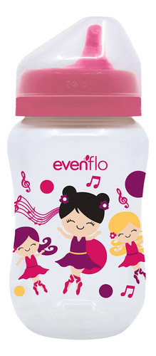 Vaso Entrenador Aventuras Evenflo C/boquilla Dura 270ml Bebé Color Rosa