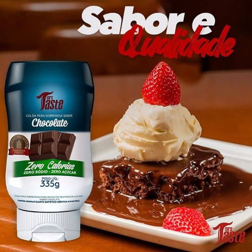 Calda Baixa Caloria E Baixo Sódio 335g Zero Açucar Chocolate Chocolate