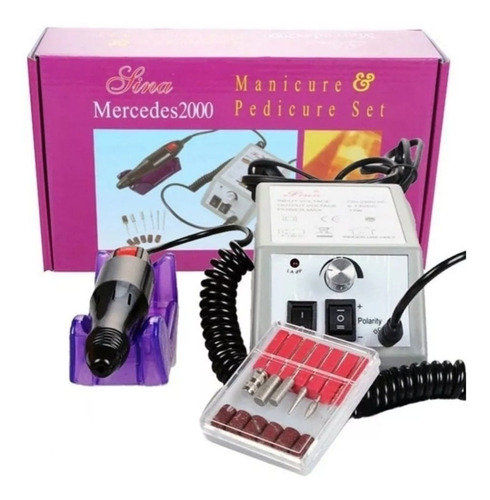 Pulidor De Uñas Eléctrico Mercedes 2000 Manicure Y Pedicure