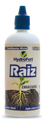 Fertilizante Enraizador Misto Raiz Misto Hydrofert 120ml