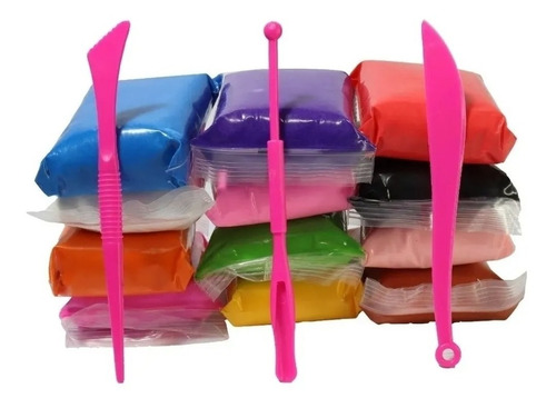 Imagen 4 de 4 de Foamy Moldeable Para Manualidades 24 Pz Plastilina Antiestre