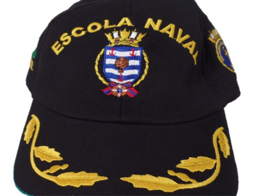 Boné / Chapeu Escola Naval Brasil Para Oficial Unico Do Ml