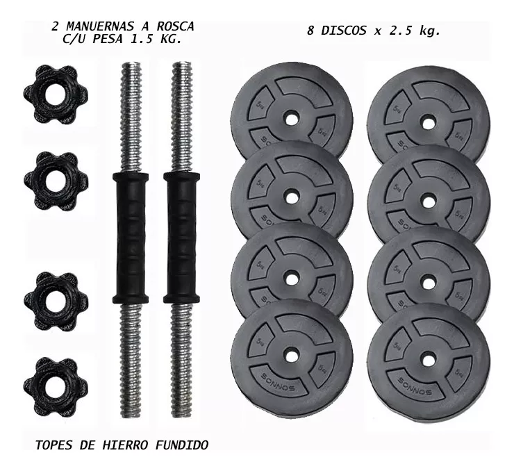 Tercera imagen para búsqueda de discos pesas