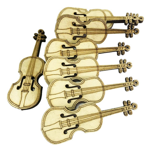 Adornos De Madera Para Tarjetas. 5 Piezas