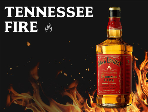 Whisky Jack Daniel's Fire 1l Sabor Canela Importado