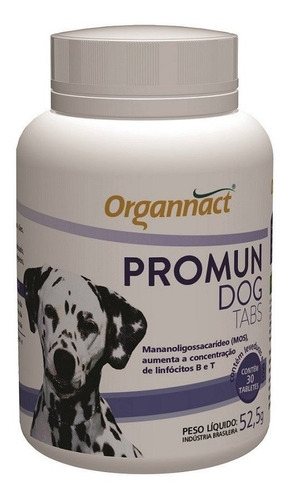 Suplemento Organnact Promun Dog Tabs 52,5