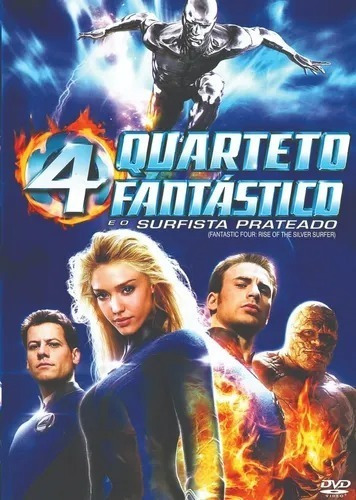 Dvd Quarteto Fantástico E O Surfista Prateado - Lacrado