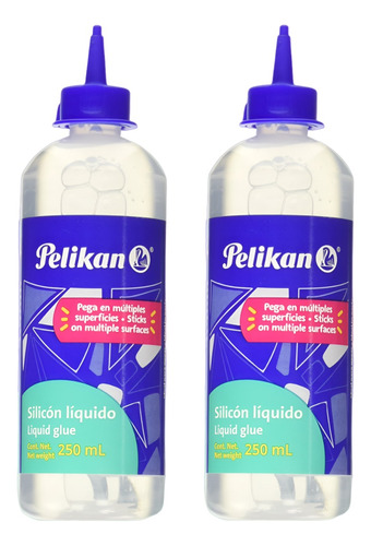 Silicon Liquido Frio Pelikan Botella Con 250 Ml 2 Piezas