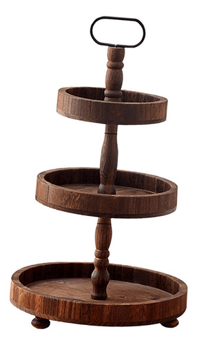 Soporte De Madera Para Cupcakes, Soporte De Exhibición Para