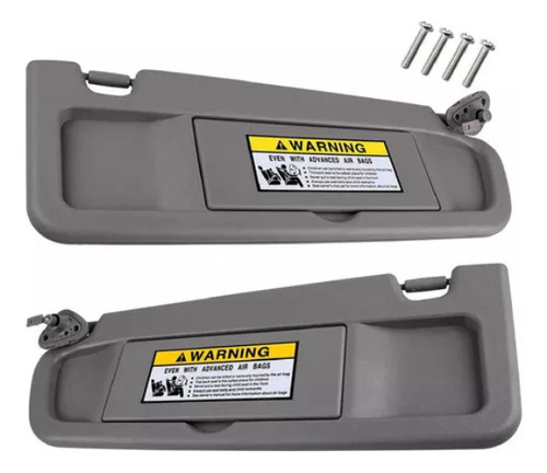 Par De Parasoles Atlas Gris For Honda Civic 2006-2011