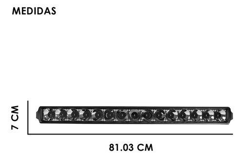 Barra Led 30 In 225w 13000 Lumenes Rbg High Spot Lightning