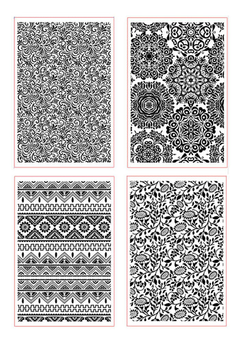 Carpetas De Gofrado Plantillas Para Máquina De Gofrado