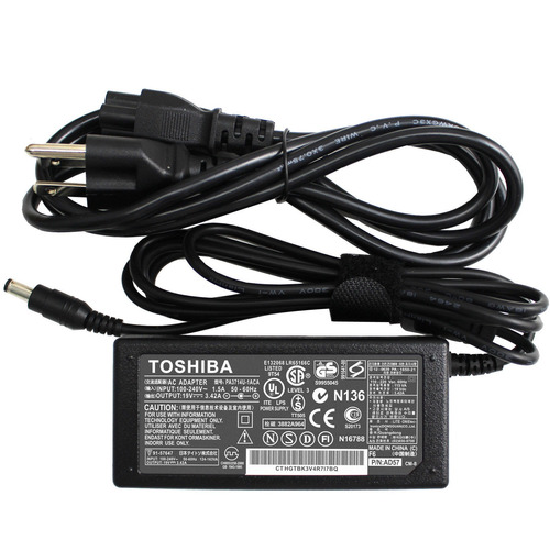 Genuino 65w Cargador Toshiba Satellite A205 C55 C55d C855 C8