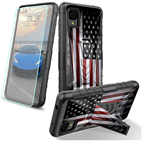 Funda Para Alcatel Tcl 30z + Cristal Templado Protector De P