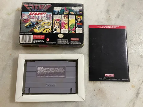 F-zero Completo Super Nintendo Snes Fzero | Parcelamento sem juros