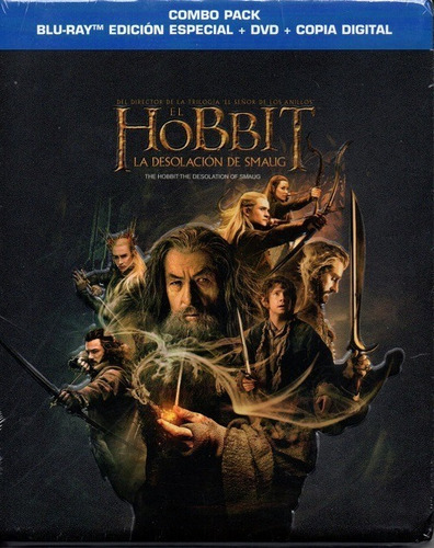 El Hobbit La Desolación De Smaug Bluray Ee + Dvd + Copy