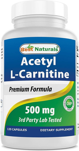  Acetilo L-carnitine Best Naturals 120 Capsulas