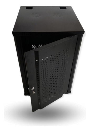 Gabinete Rack De Piso De 120cm Alto 23 Ur Puerta En Malla