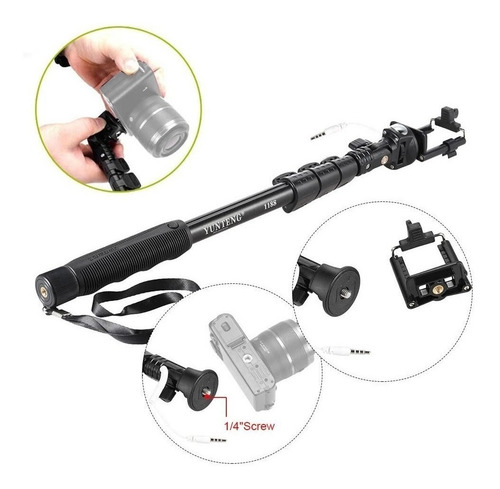 Imagen 2 de 10 de Palo Selfie Stick Baston Yunteng Celular Camara Gopro Go Pro