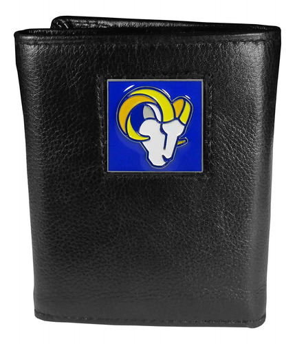 Nfl St. Louis Rams Piel Tri-fold Wallet