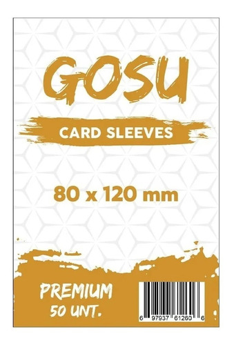 Fundas Mica Para Cartas Dixit 80 X 120 Mm Premium Marca Gosu