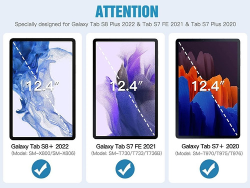 Funda Case Moko Para Galaxy Tab S8 Plus X800 X806 Pen Holder